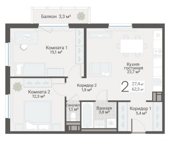 Руднева ул., строение 1, 15