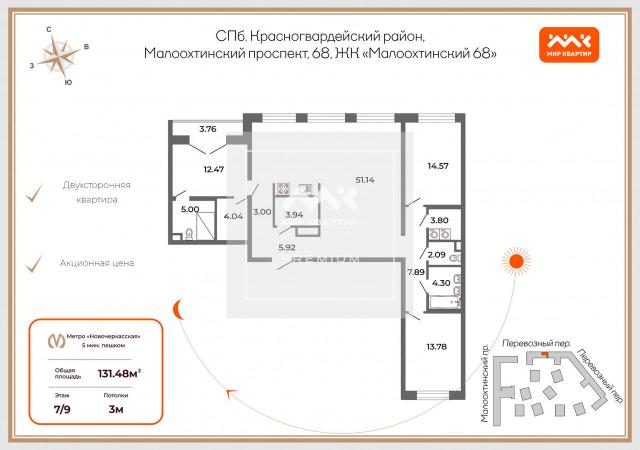 Малоохтинский проспект, д.68