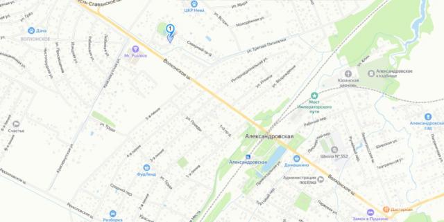 Александровская пос., Волхонское шос.