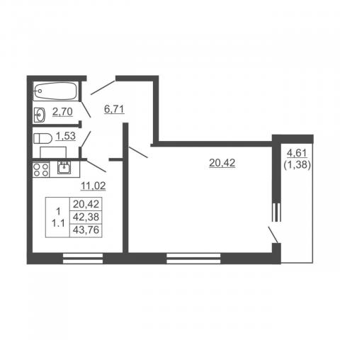 городской поселок имени Свердлова, Западный проезд, 10к1