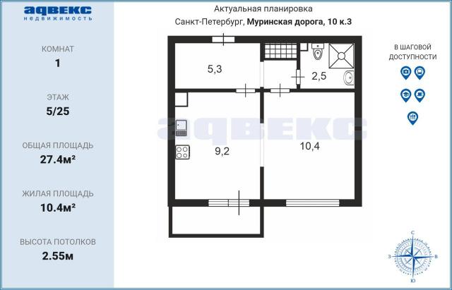 Муринская дорога, 10 к.3