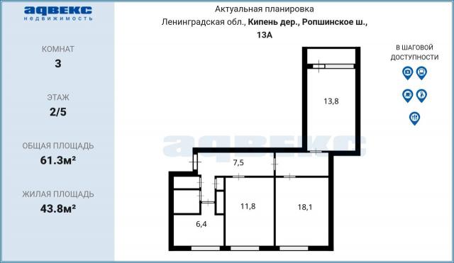 Ленинградская область, Кипень дер., Ропшинское ш., 13А