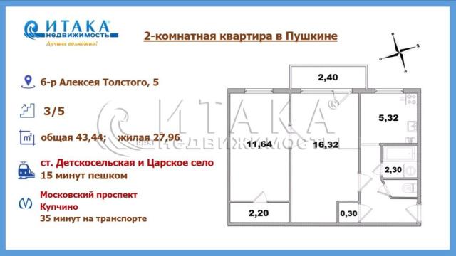 г. Пушкин, б-р. Алексея Толстого, 5