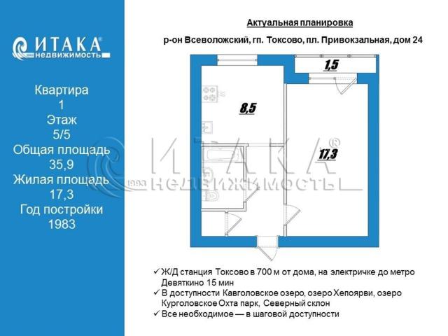 гп. Токсово, пл. Привокзальная, 24