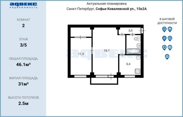 Софьи Ковалевской ул., 15к2А