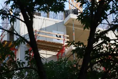 На сегодняшний день построено 9 этажей из 14